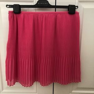 Pink Pleated Skirt, size S